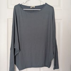 Blumin Slate Gray Women's Top Size Large Nwot